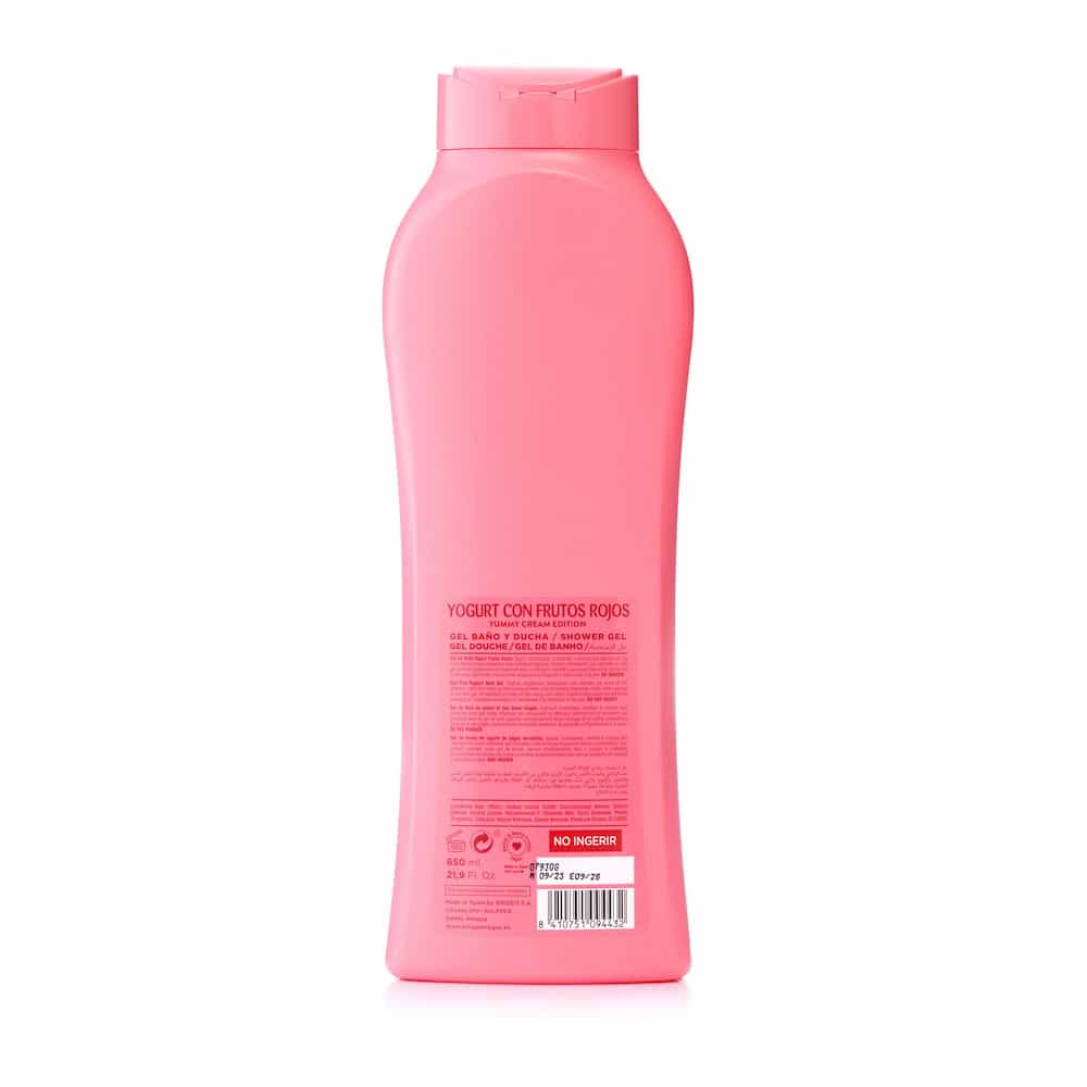 Gel de bain au yaourt et aux fruits rouges 650 ml - Image 4