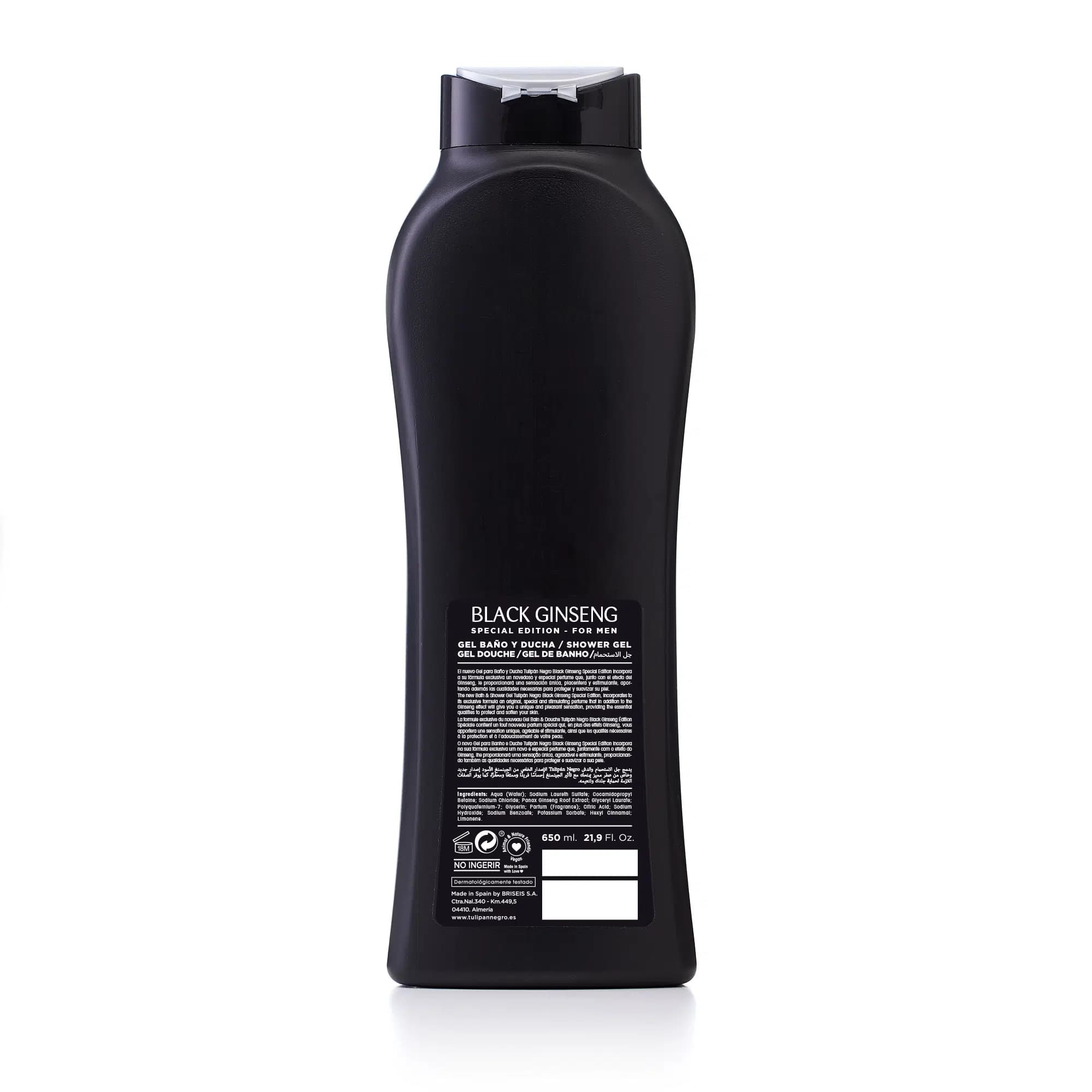 Gel de bain au ginseng noir Black Tulip 650 ml - Image 2