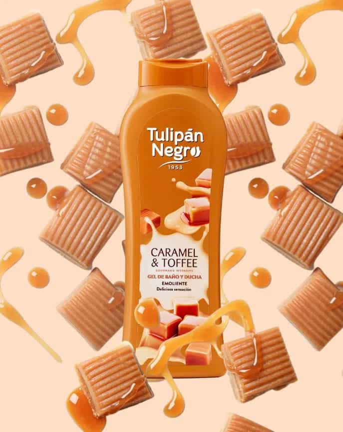 Gel de bain Black Tulip Caramel & Toffee 650 ml